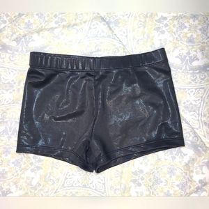LUOUSE Sparkle Gymnastics, Tumbling, Dance, Athletic Shorts (Size 8)